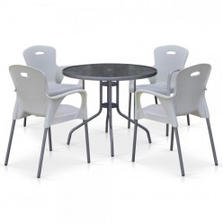 Комплект мебели TD90/XRF065BW-White (4+1)