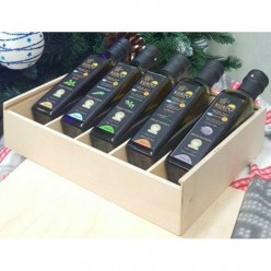 Подарочный набор деликатесных оливковых масел в пенале с фирменной эмблемой