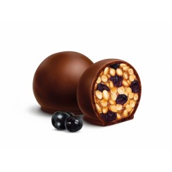 Кедровый грильяж с черемухой в шоколадной глазури (1500 г)