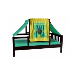 Кровать детская из натурального дерева Кнопа-1 (180х80)
