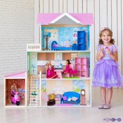 Кукольный дом "Розали Гранд" (с мебелью)