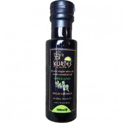 Оливковое масло Extra Virgin Delicatessen в темном стекле со вкусом орегано (250 мл)