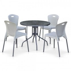 Комплект мебели TD90/XRF065AW-White (4+1)