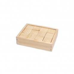 Кубики деревянные, 12 деталей