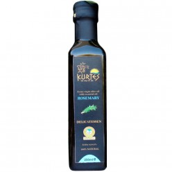 Оливковое масло Extra Virgin Delicatessen в темном стекле со вкусом розмарина (100 мл)