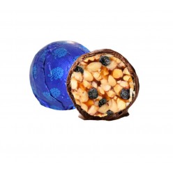 Кедровый грильяж с черникой в шоколадной глазури (1500 г)